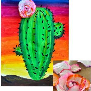 Holiday Art Camp – Volumetric Cactus – 15 April Tuesday