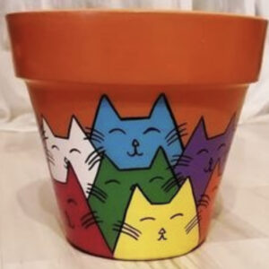 Painted Pots & Blooming Flowers - 30 September Tuesday - Holiday Art Camp