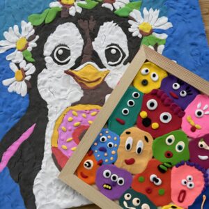 Textured AirClay Art - 29 September Monday - Holiday Art Camp